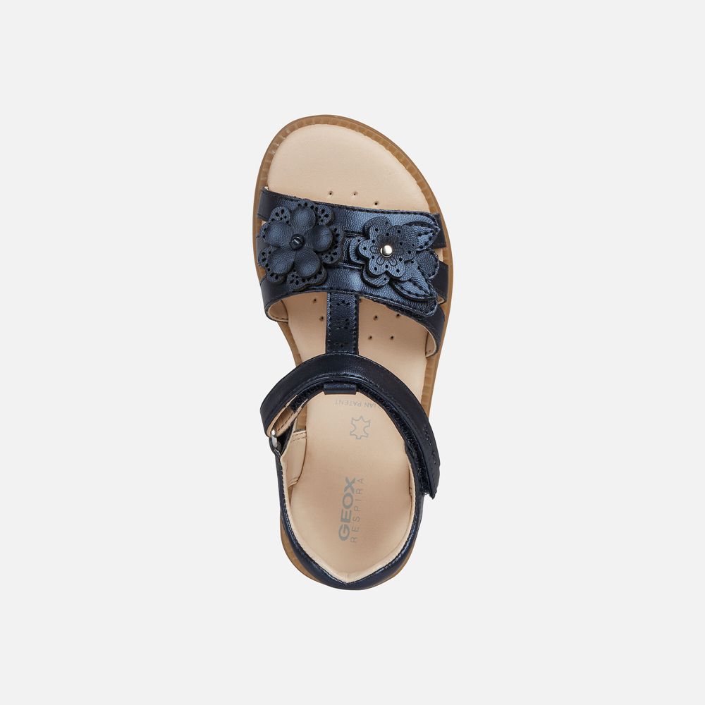 Sandales Geox Karly - Bleu Marine - Fille 150273-EAV